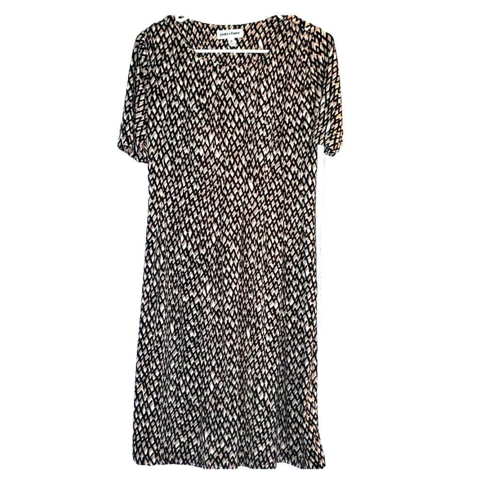 Printed flare dress